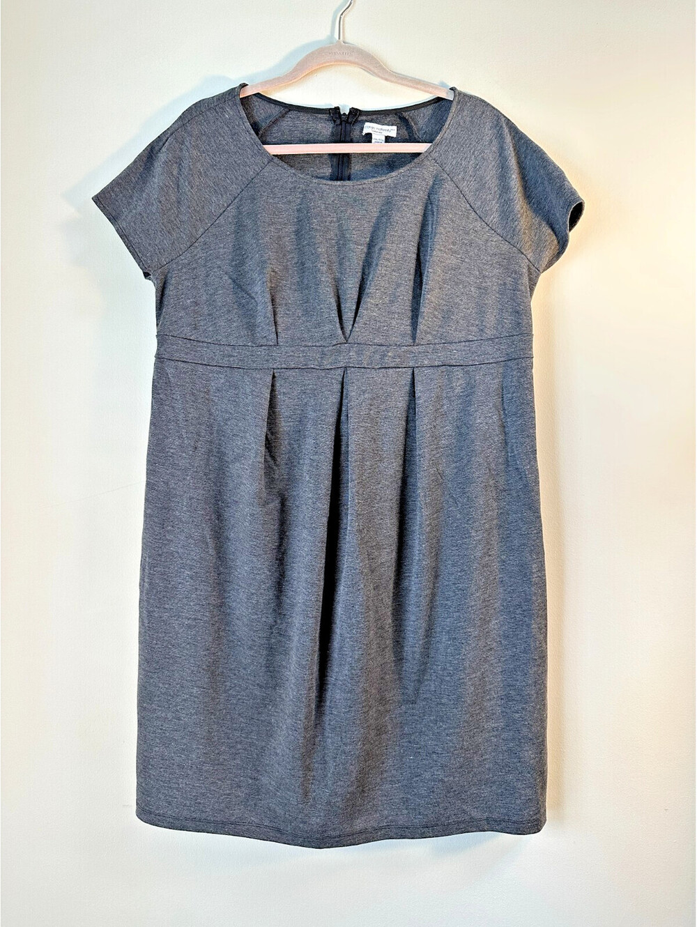 Liz Lange Maternity for Target Gray Stretch Empire Waist Dress XXL